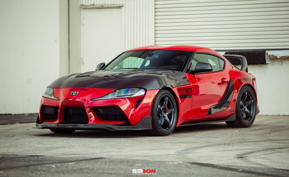 Seibon Carbon Fiber MB Style Front Lip A90 / A91 MKV Supra Seibon Carbon Fiber MB Style Front Lip A90 / A91 MKV Supra