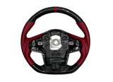 Rexpeed A90 / A91 MKV Supra Red Leather Carbon Fiber Steering Wheel